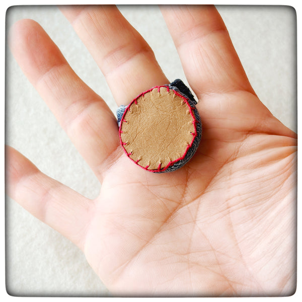 Leather Sashiko Palm Thimble