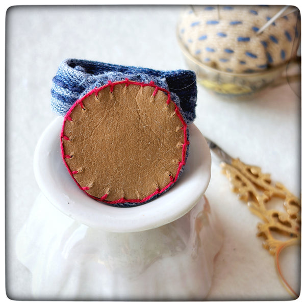 Leather Sashiko Palm Thimble