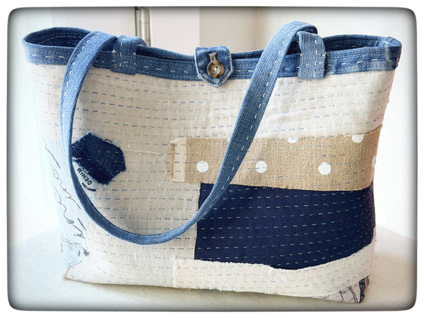 Handmade Sashiko Handbag