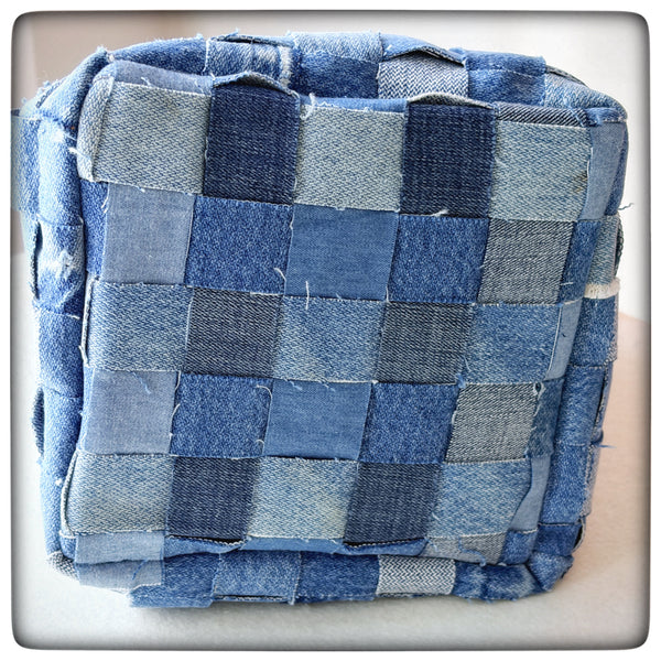 My Dad’s Jeans Woven Patchwork Komebukuro
