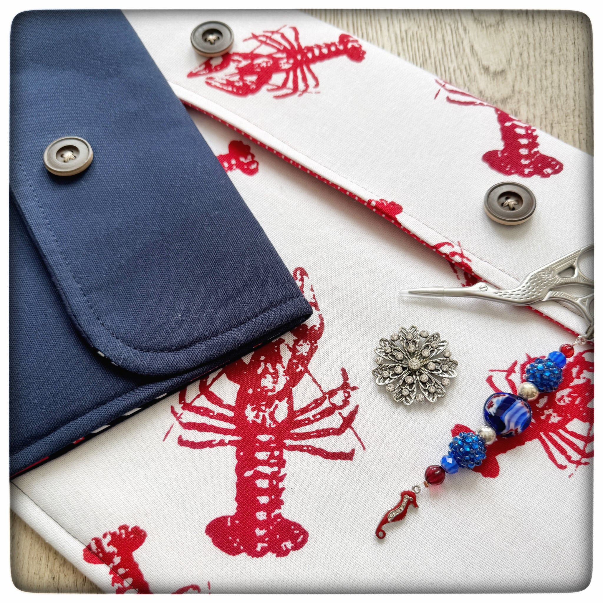 Lobstah, Lobstah Everywhere Needlework Set (5 pieces)