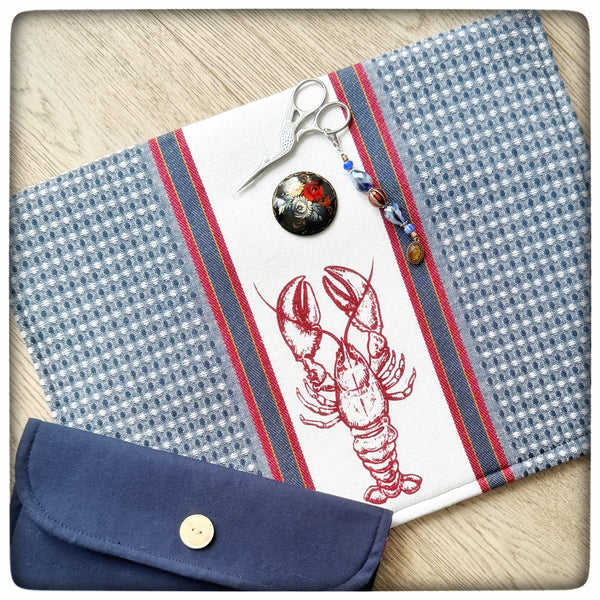 Lobster Season Needlework Set (5 pieces)