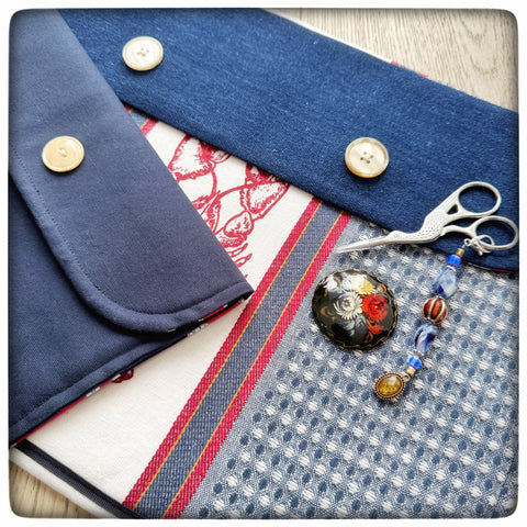 Lobster Season Needlework Set (5 pieces)