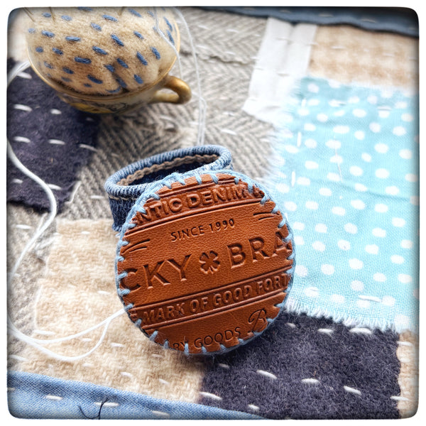 Lucky Sashiko Palm Thimble
