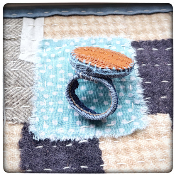 Lucky Sashiko Palm Thimble