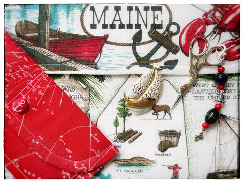 Historical Maine Needlework Set - 5 pieces